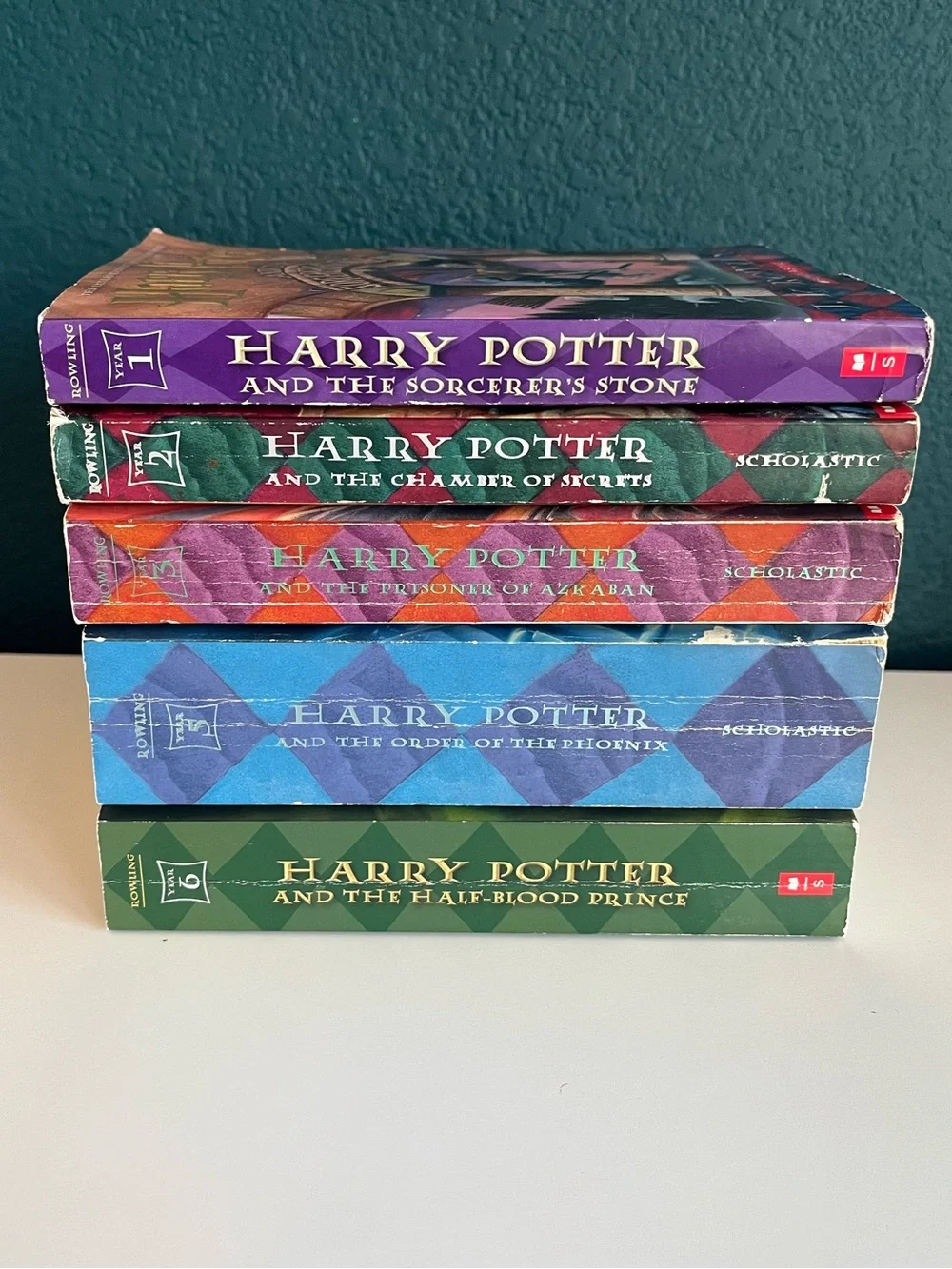 Harry Potter Book Series Collection Books 1,2,3,5,6